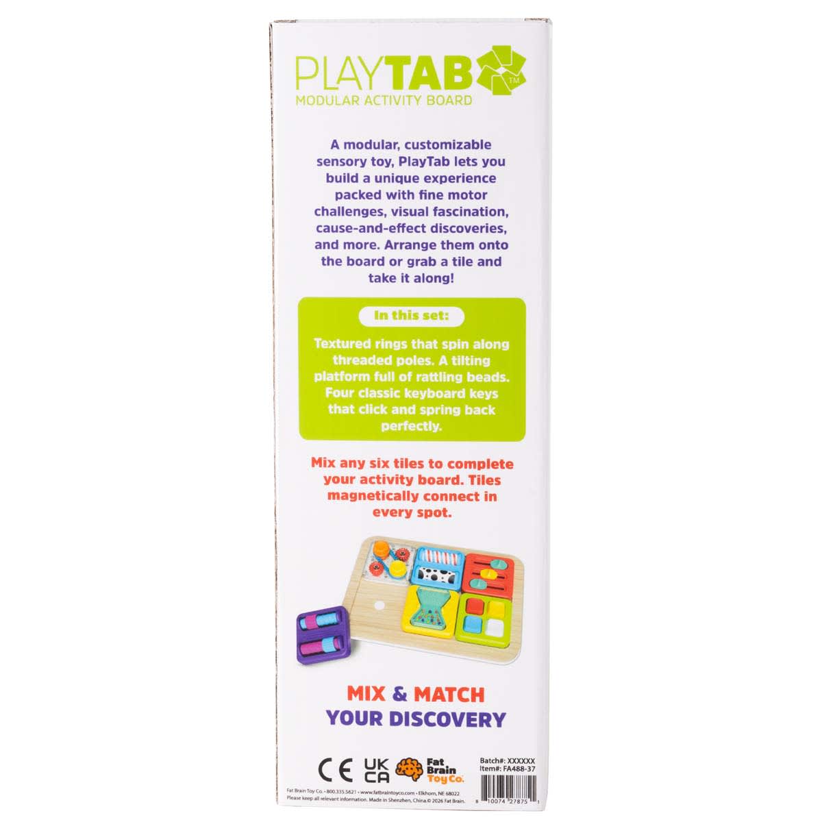 PlayTab Tiles Sensory Set 5