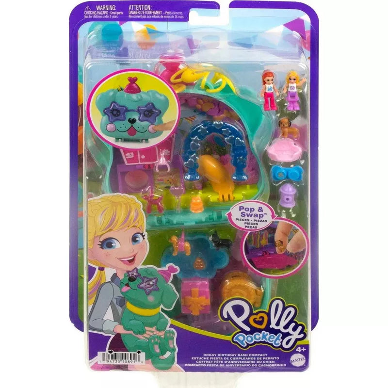 Polly Pocket Doggy Birthday Bash Compact — Piccolo Mondo Toys
