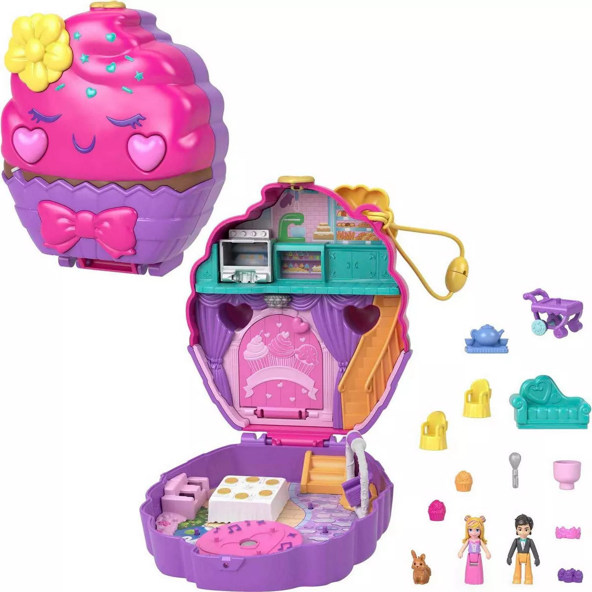 Polly Pocket Something Sweet Cupcake Compact