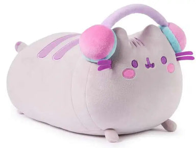 Pusheen Gamer with Headphones Log Plush