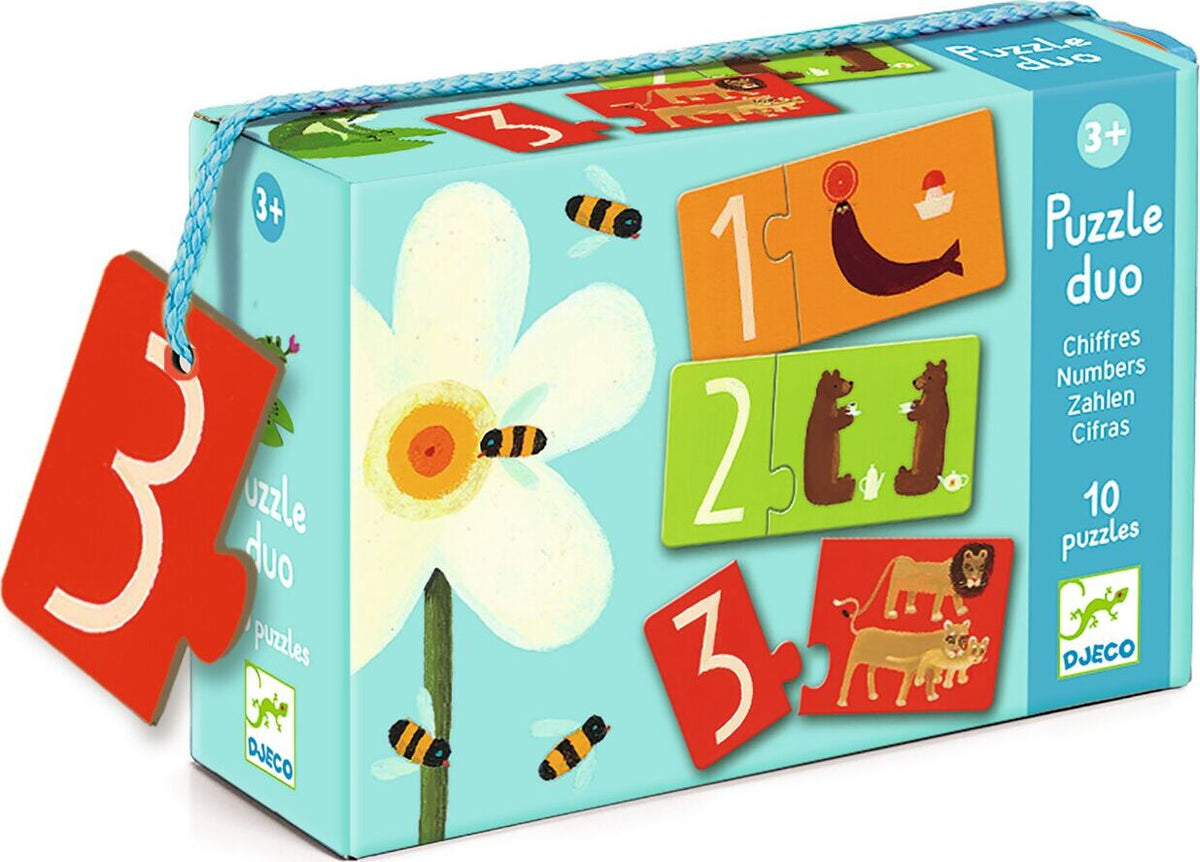 Puzzle Duo Numbers — Piccolo Mondo Toys