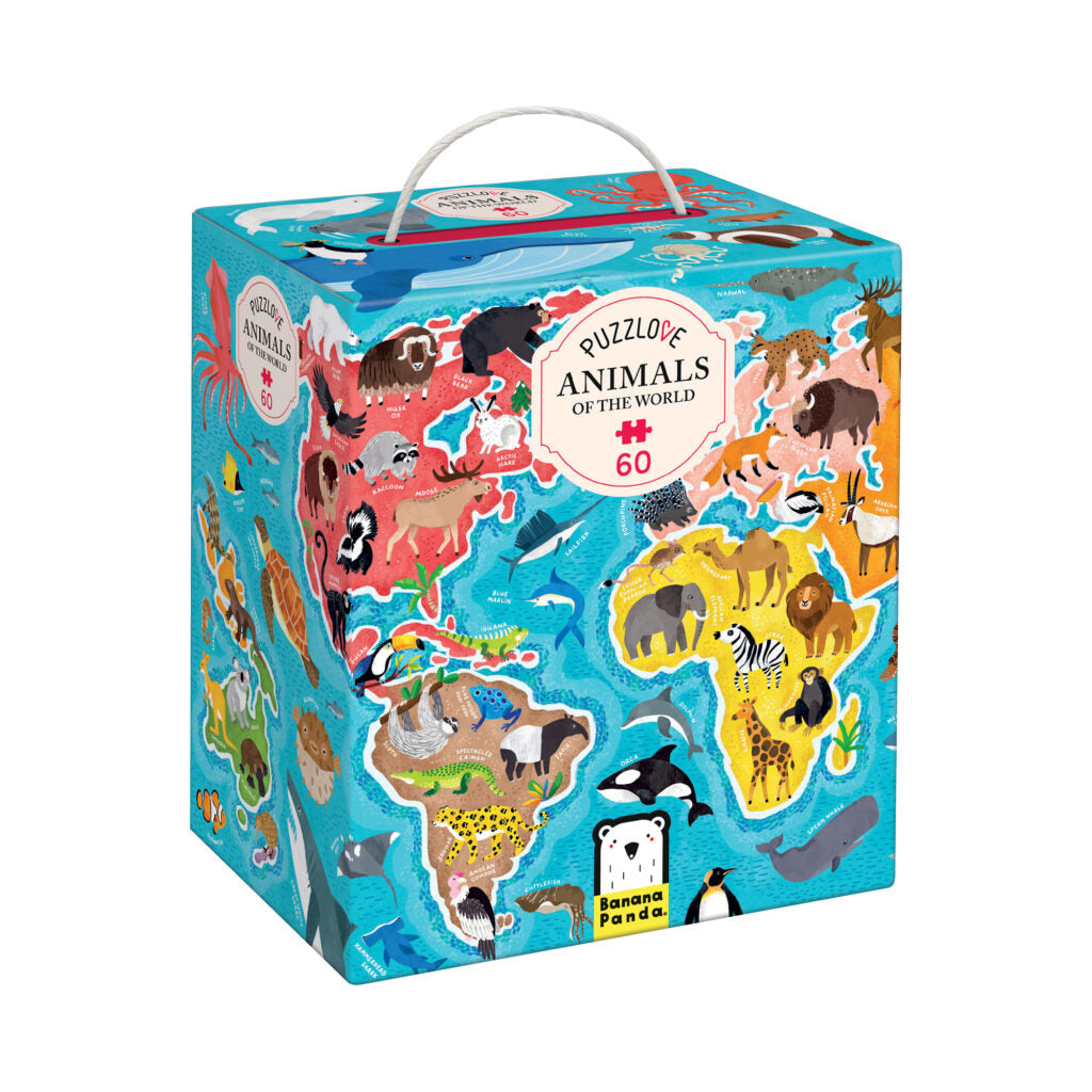 Puzzlove Animals of the World 60 pc Puzzle