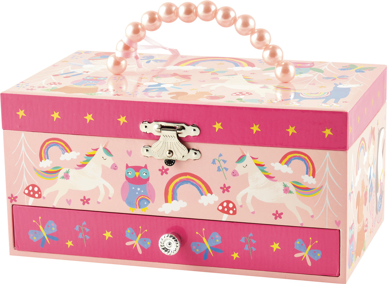 Rainbow Woodland Jewelry Box