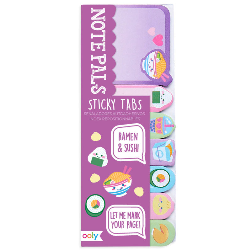 Ramen & Sushi Notes Pals Sticky Tabs