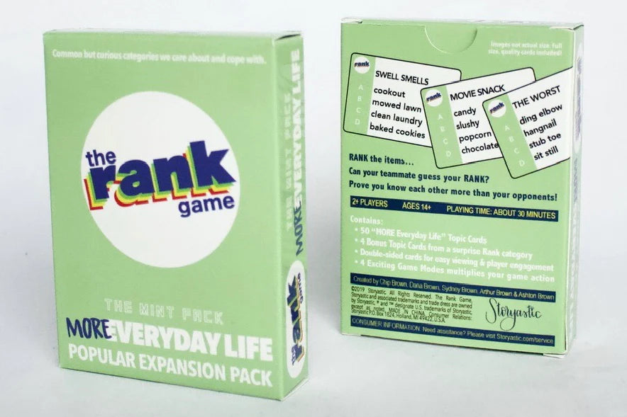 The Rank Game Expansion Pack: More Life Everyday