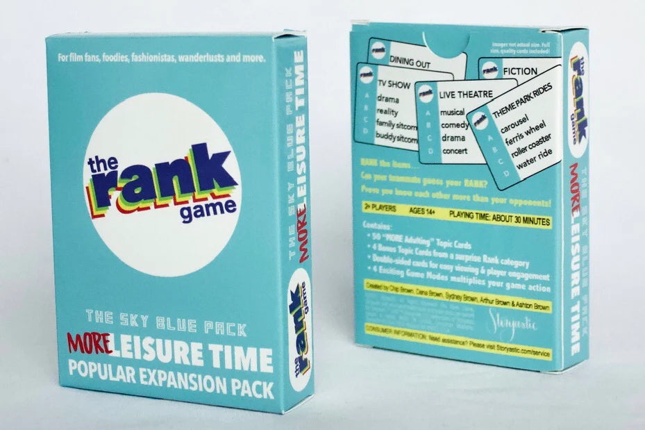 The Rank Game Expansion Pack: More Leisure Time