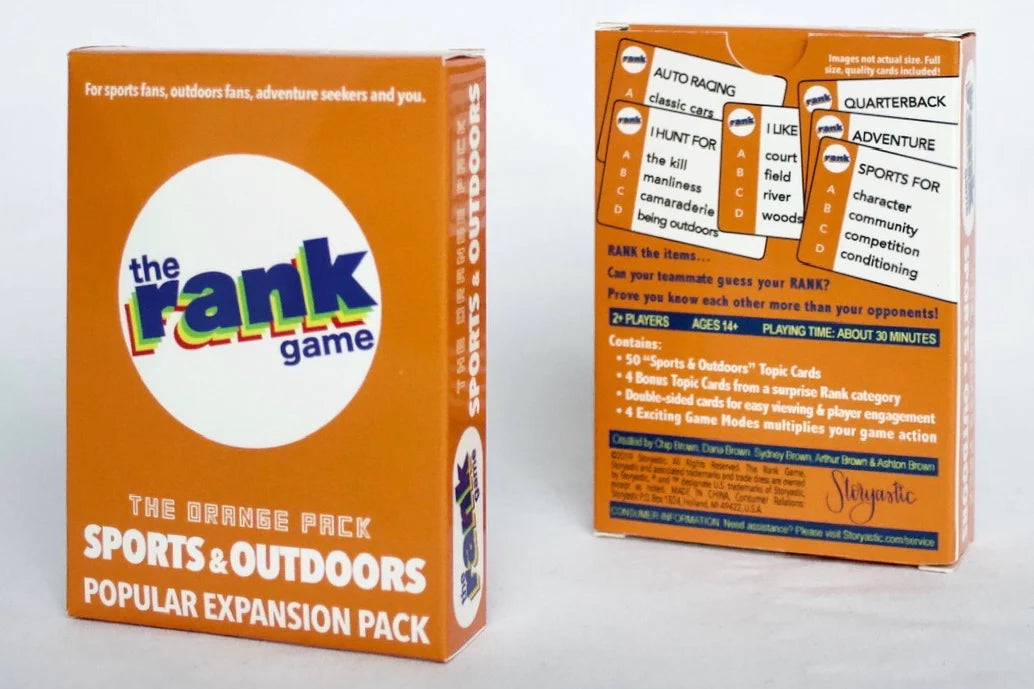 The Rank Game Expansion Pack: Sports & Outdoors