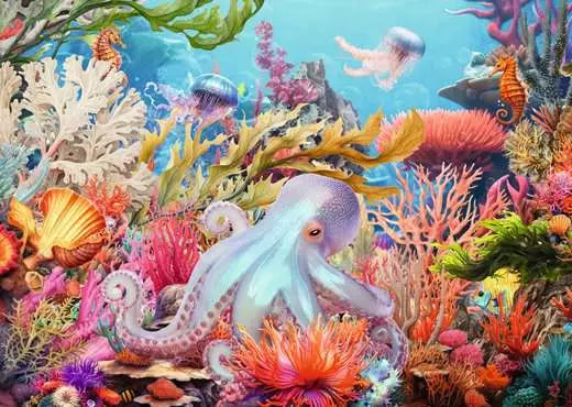 Reef Life 500 pc Large Format Puzzle