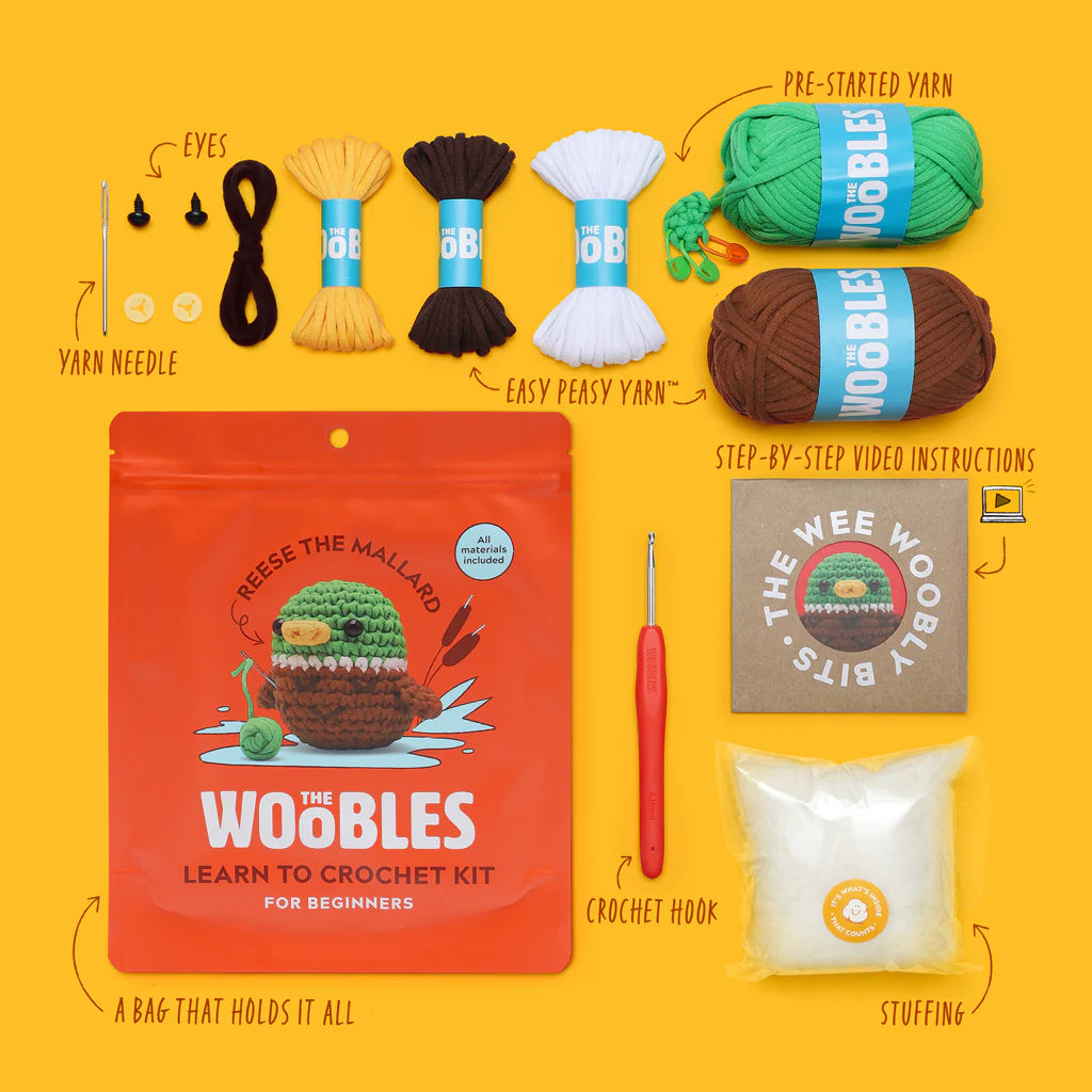 Reese the Mallard Beginner Crochet Kit