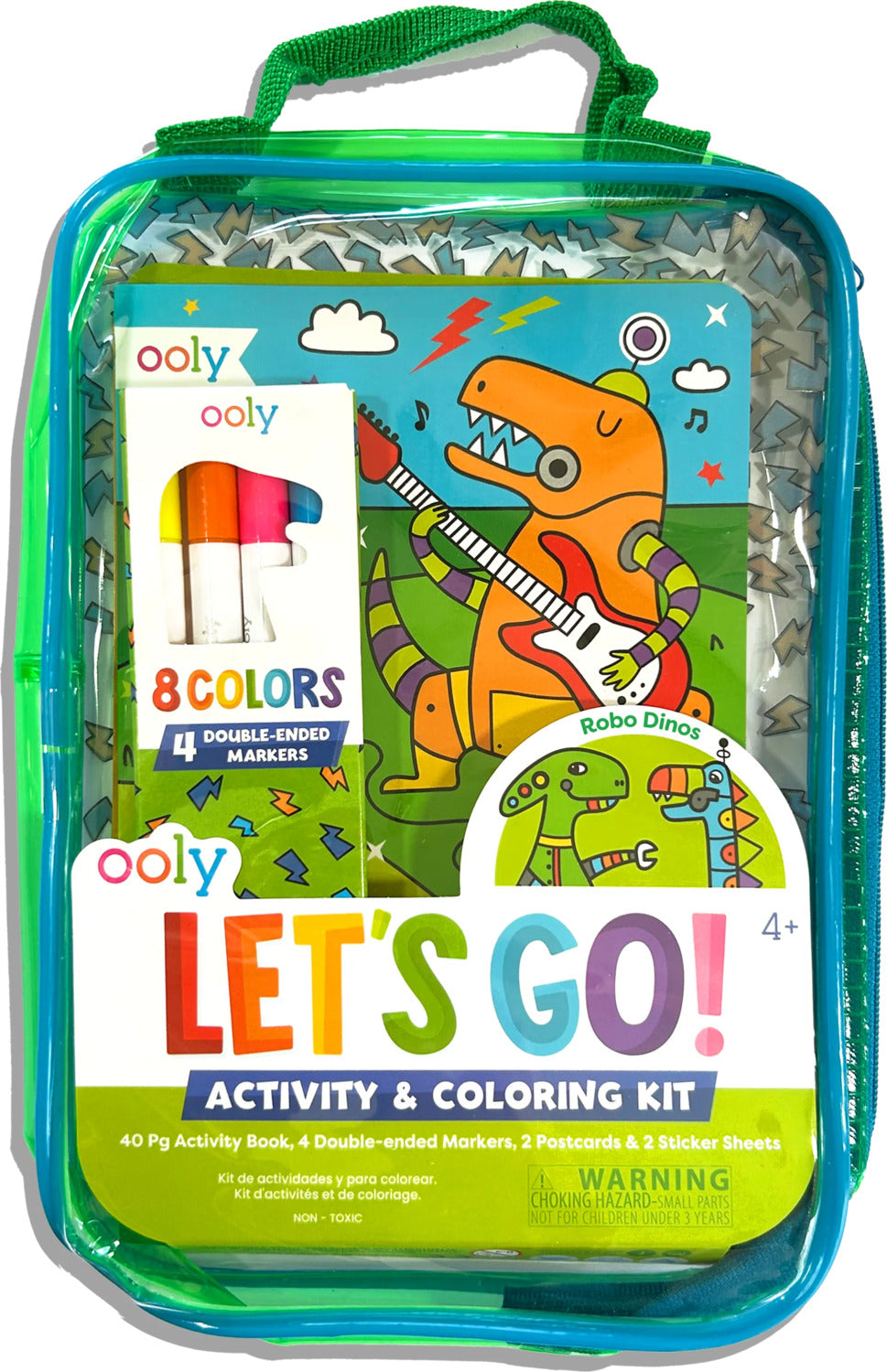 Robo Dinosaurs Let's Go!: Activity & Coloring Kit