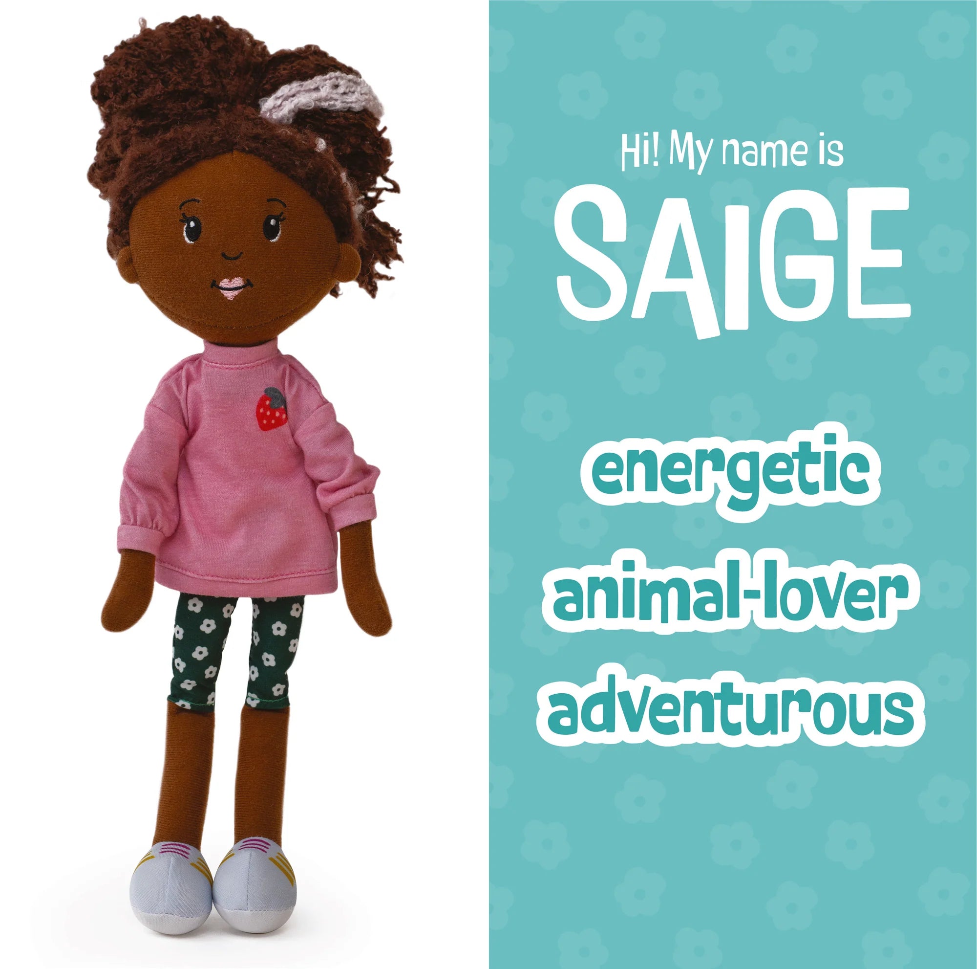 Saige Brown Skin with Black Hair Groovy Girls Doll