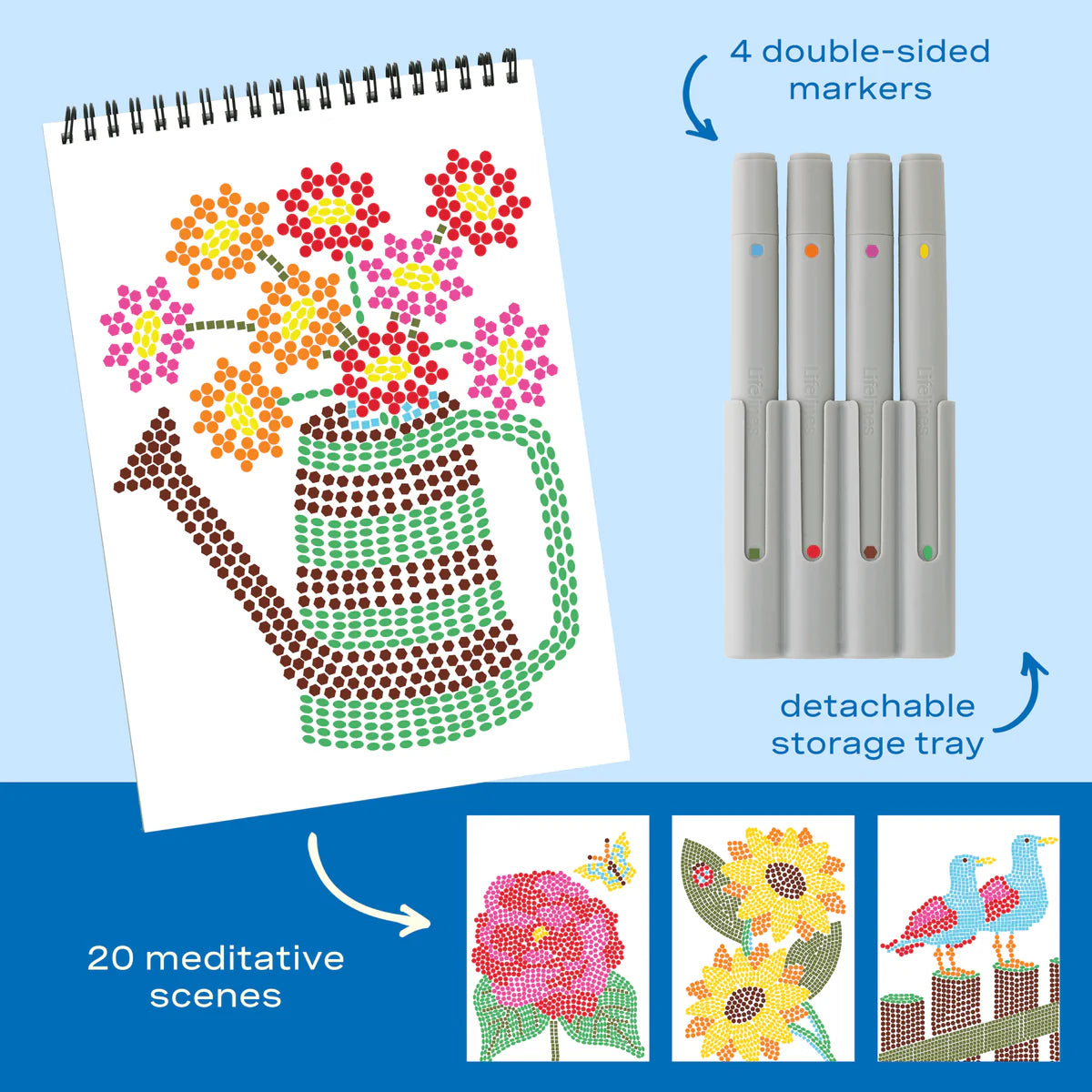 Secret Garden FlowArt® Stamp by Shape