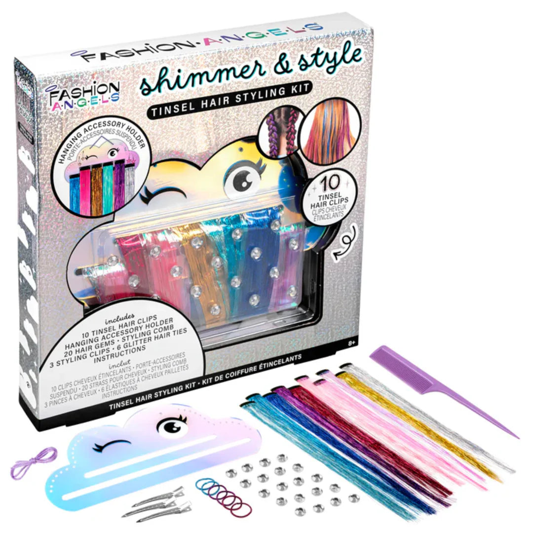 Shimmer & Style Tinsel Hair Styling Kit