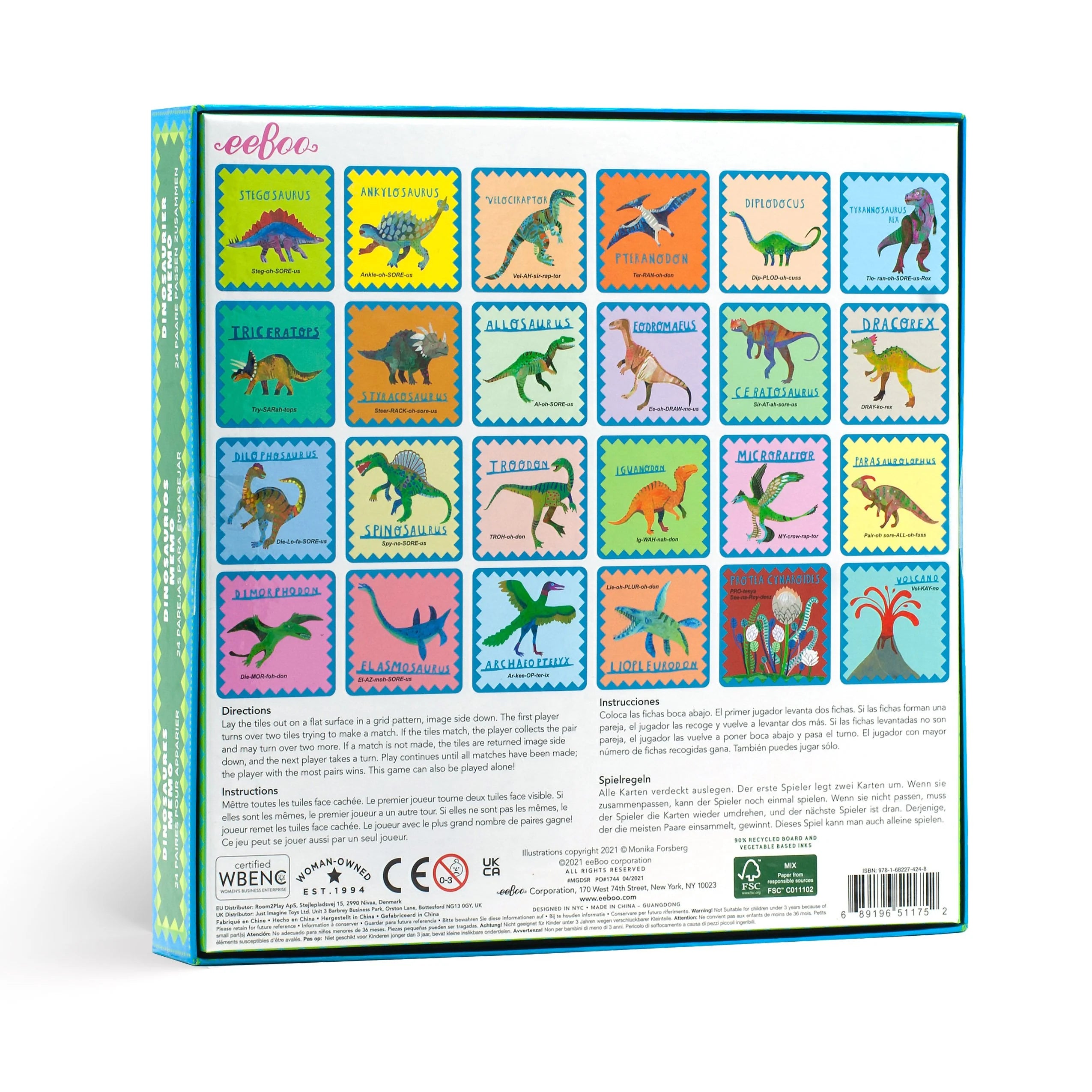 Shiny Dinosaur Memory Game