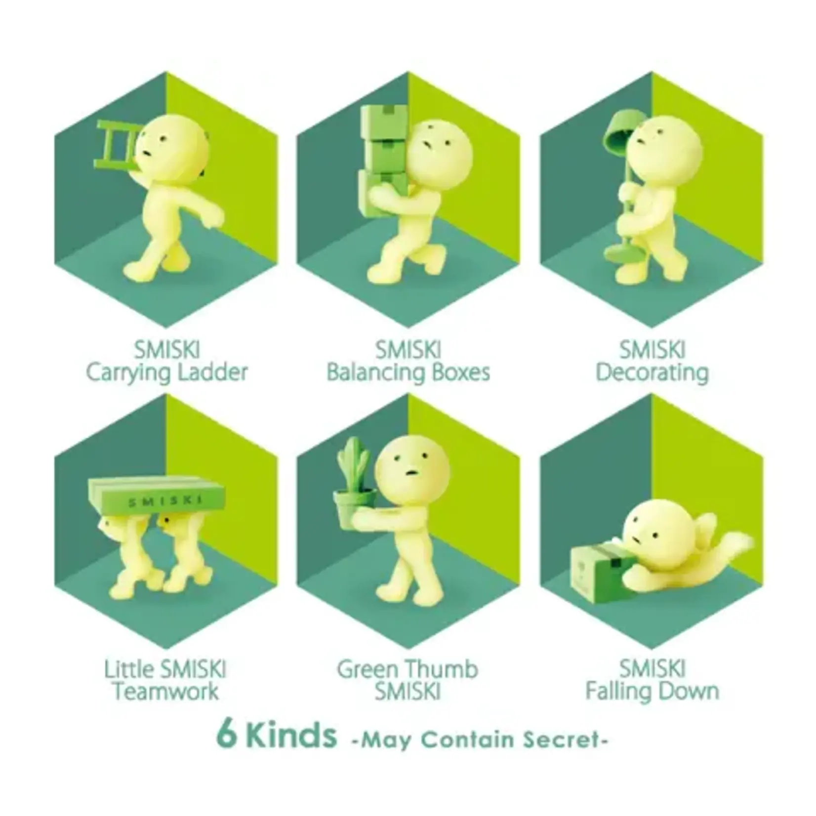 Smiski Moving Series Collectible Figures