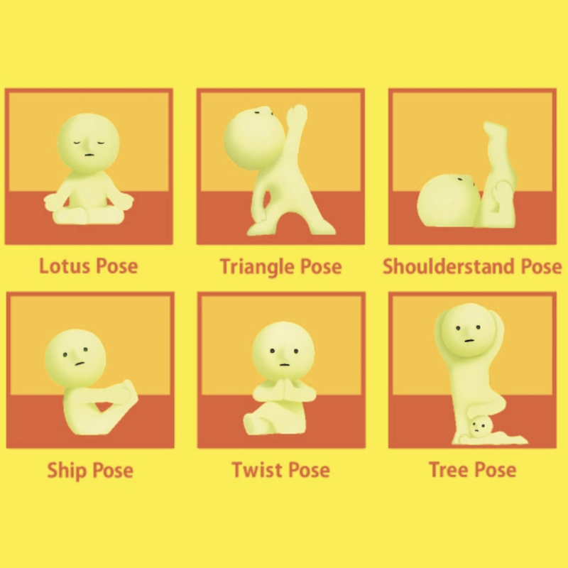 Smiski Yoga Series