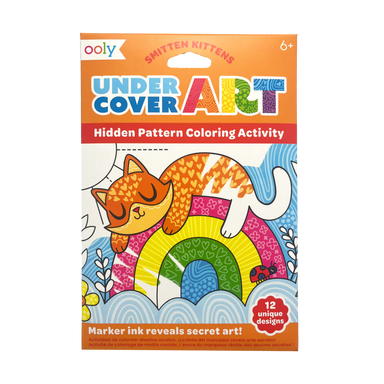 Smitten Kittens Undercover Art Hidden Patterns Coloring Activity