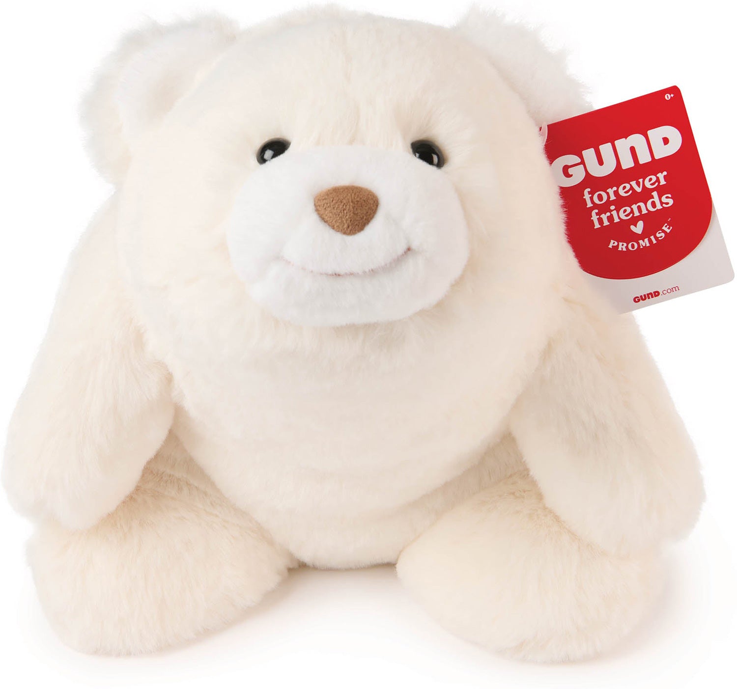 Snuffles 10" White Forever Friends Teddy Bear
