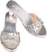 Souza Mariona Silver High Heel Slipper Size 10/11