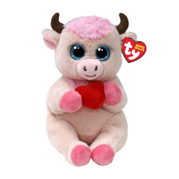 Sprinkles Valentines Cow Beanie Belly