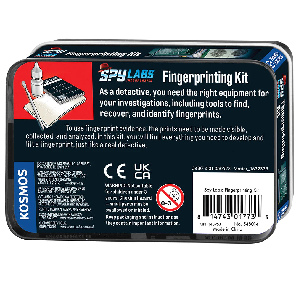 Spy Labs: Fingerprinting Kit in Tin