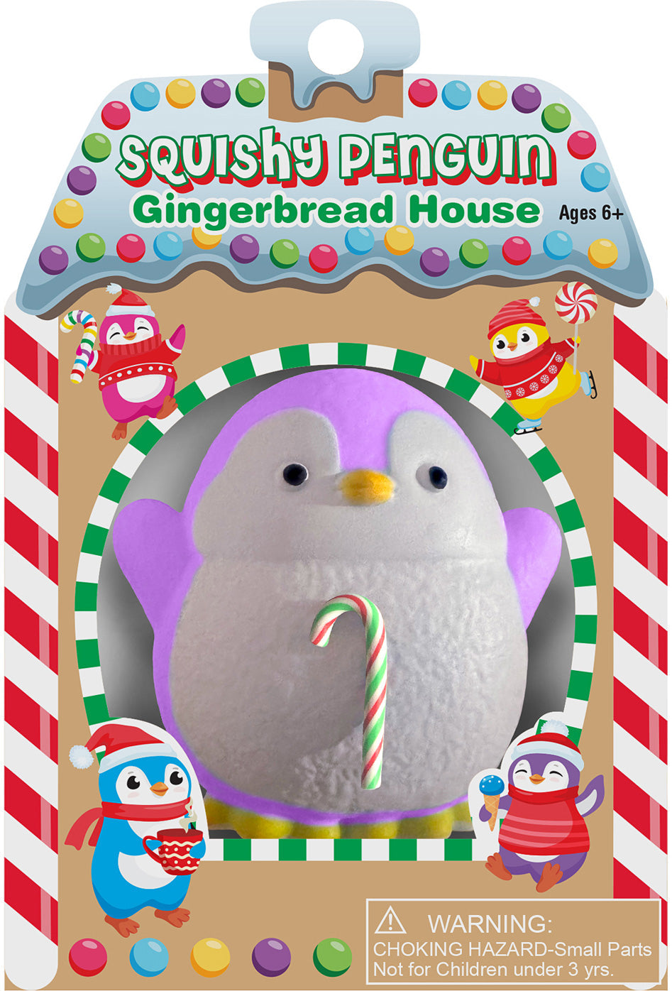 Squishy Penguin Gingerbread House Assortment