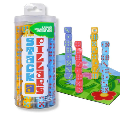 Stack-a-pillars: Dice Stacking Game