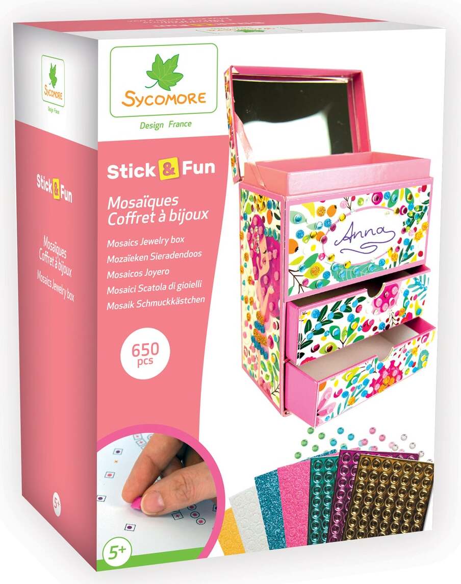 Stick'N Fun 3D Mosaics Jewelry Box