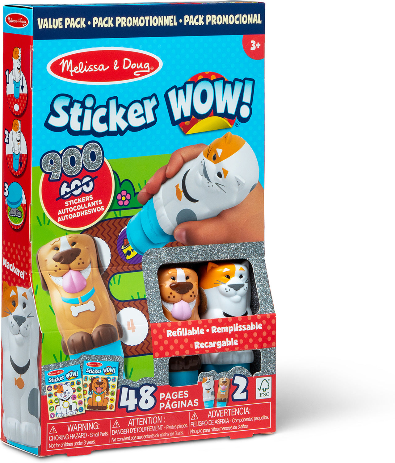 Pets Sticker WOW! Sticker Stamper Value Pack — Piccolo Mondo Toys