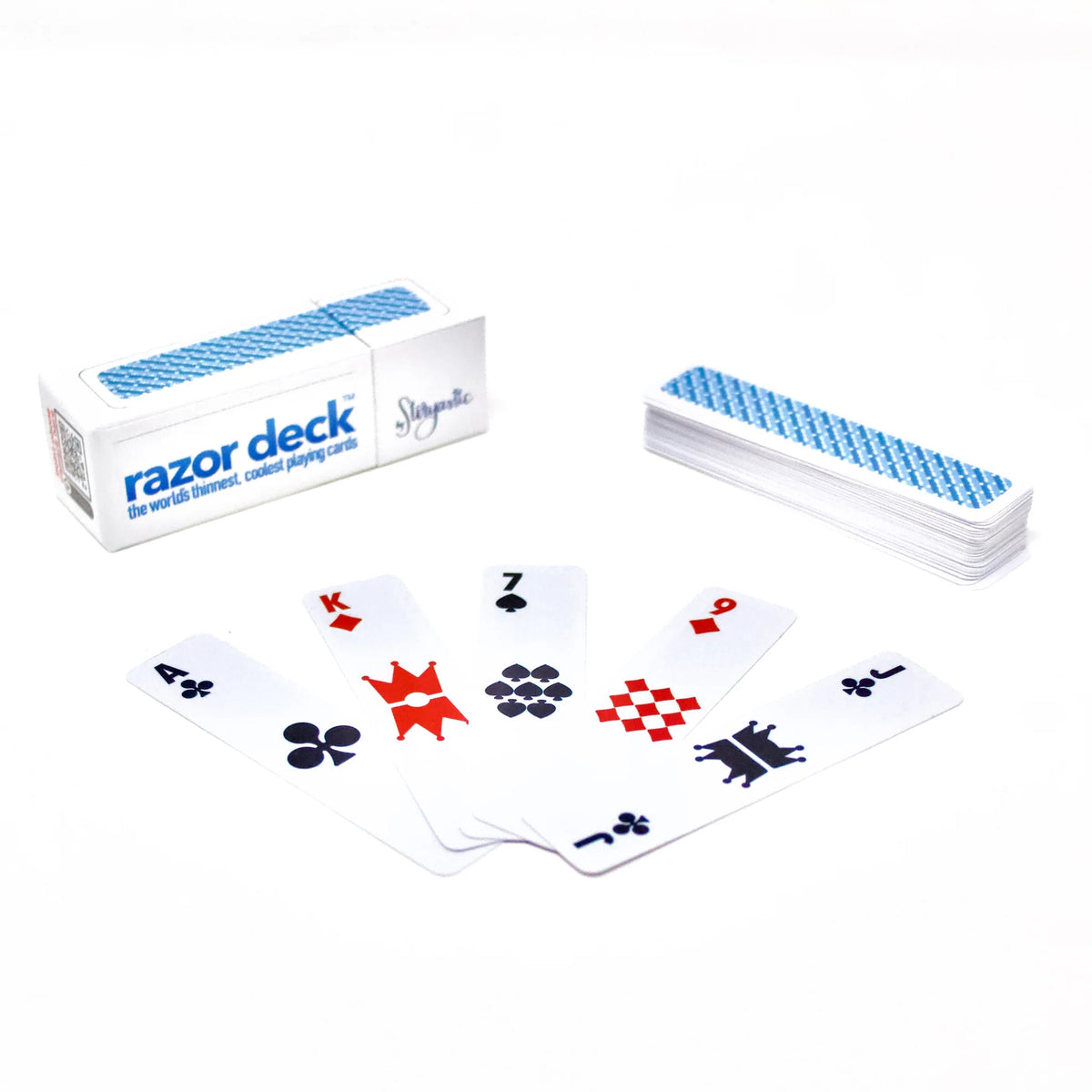 Card View Razor Pages Razor Deck: Worlds Thinnest Playing Cards — Piccolo Mondo Toys