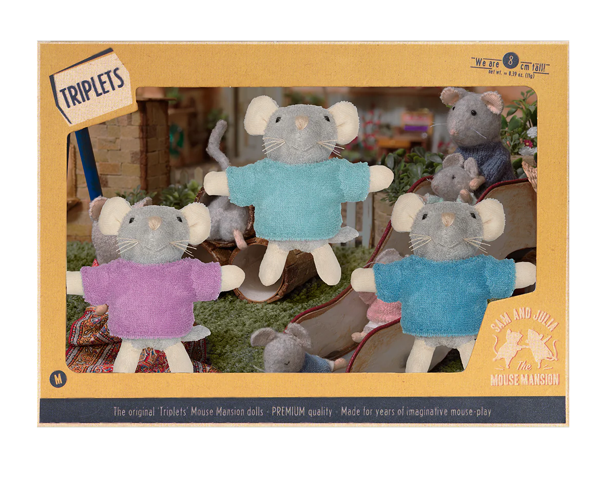 The Triplets Mice Plush Doll