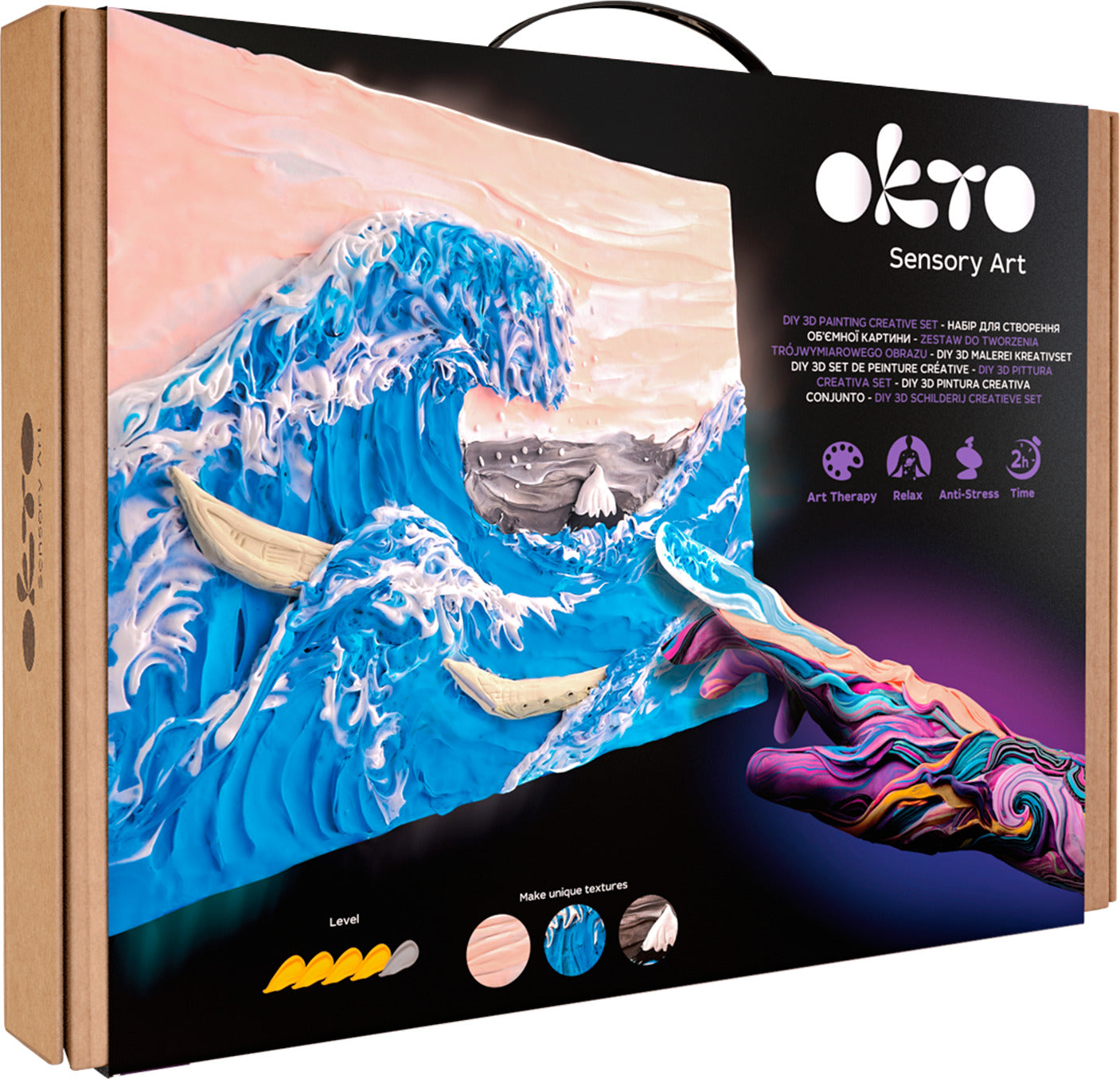 "The Great Wave” OKTO Sensory Art 3D Painting
