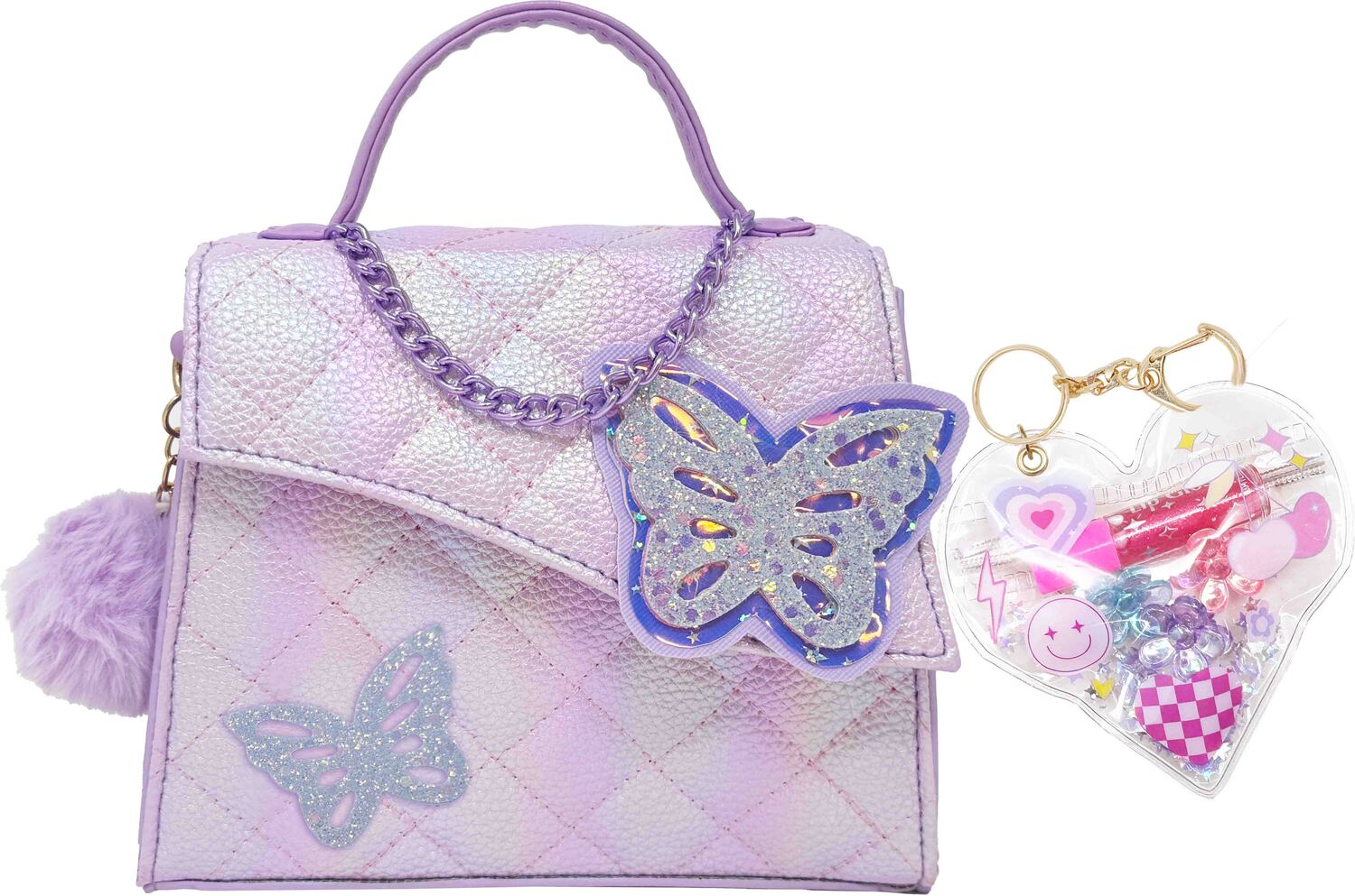 Tie Dye Butterfly Fancy Crossbody Handbag