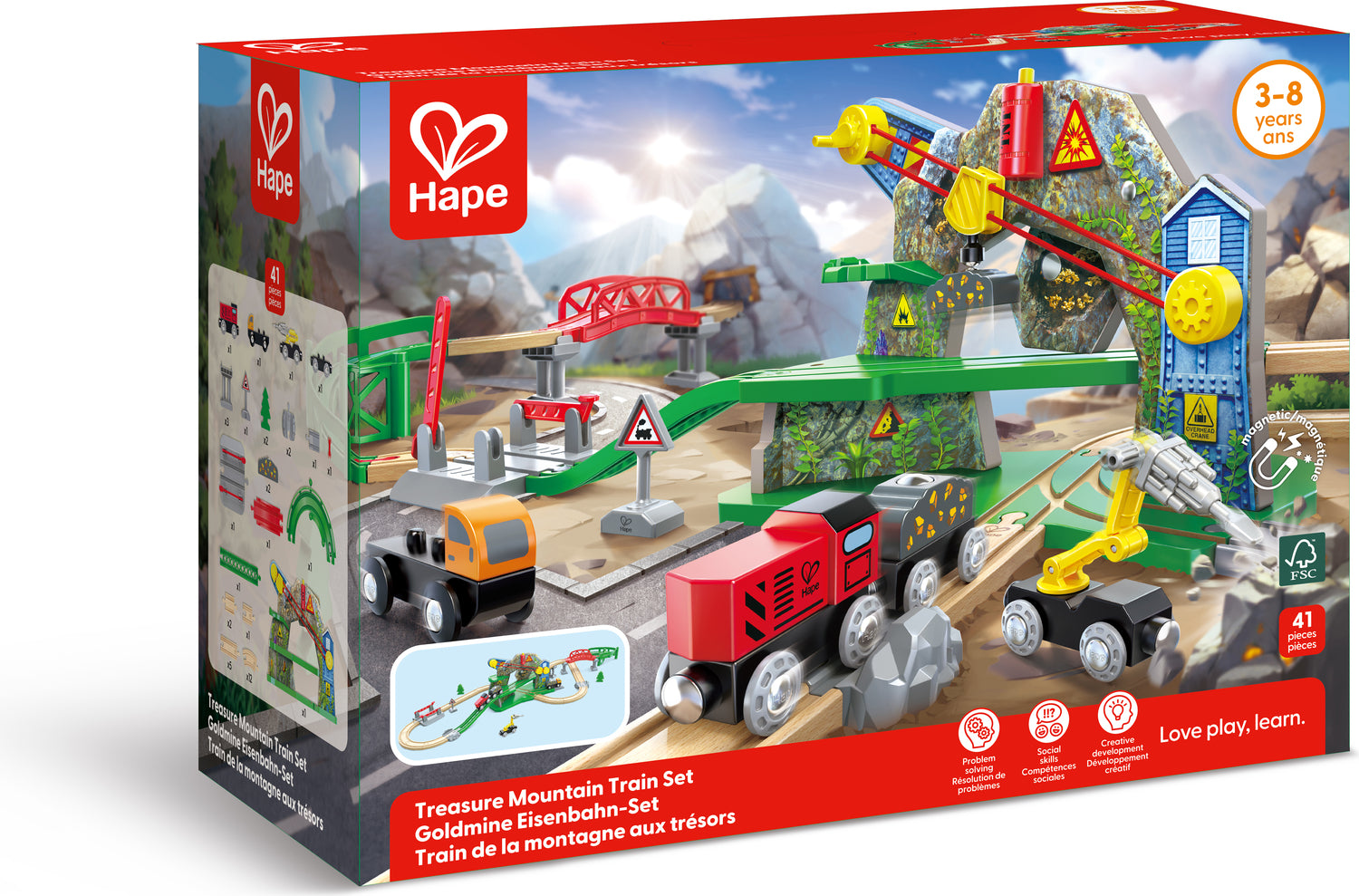 Treasure Mountain Train Set