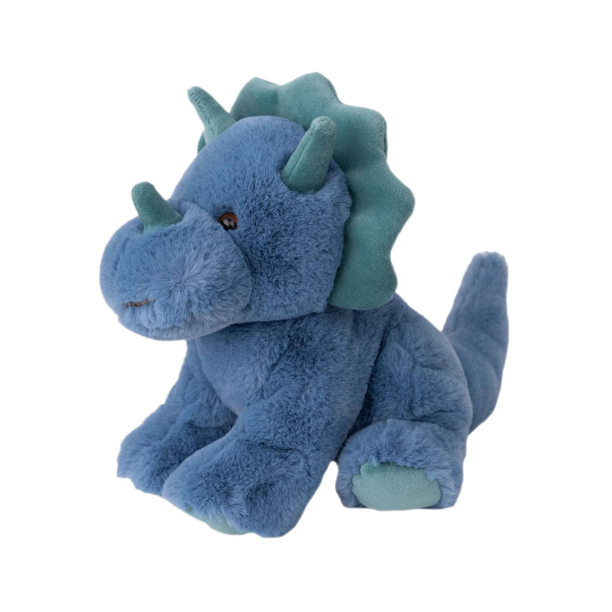 Tricey the Blue Triceratops Medium Plush