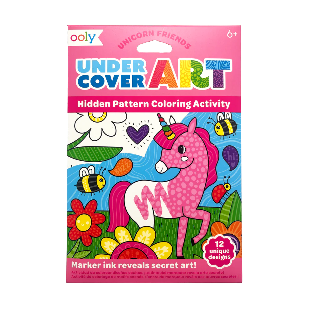 Unicorn Friends Undercover Art Hidden Patterns Coloring Activity