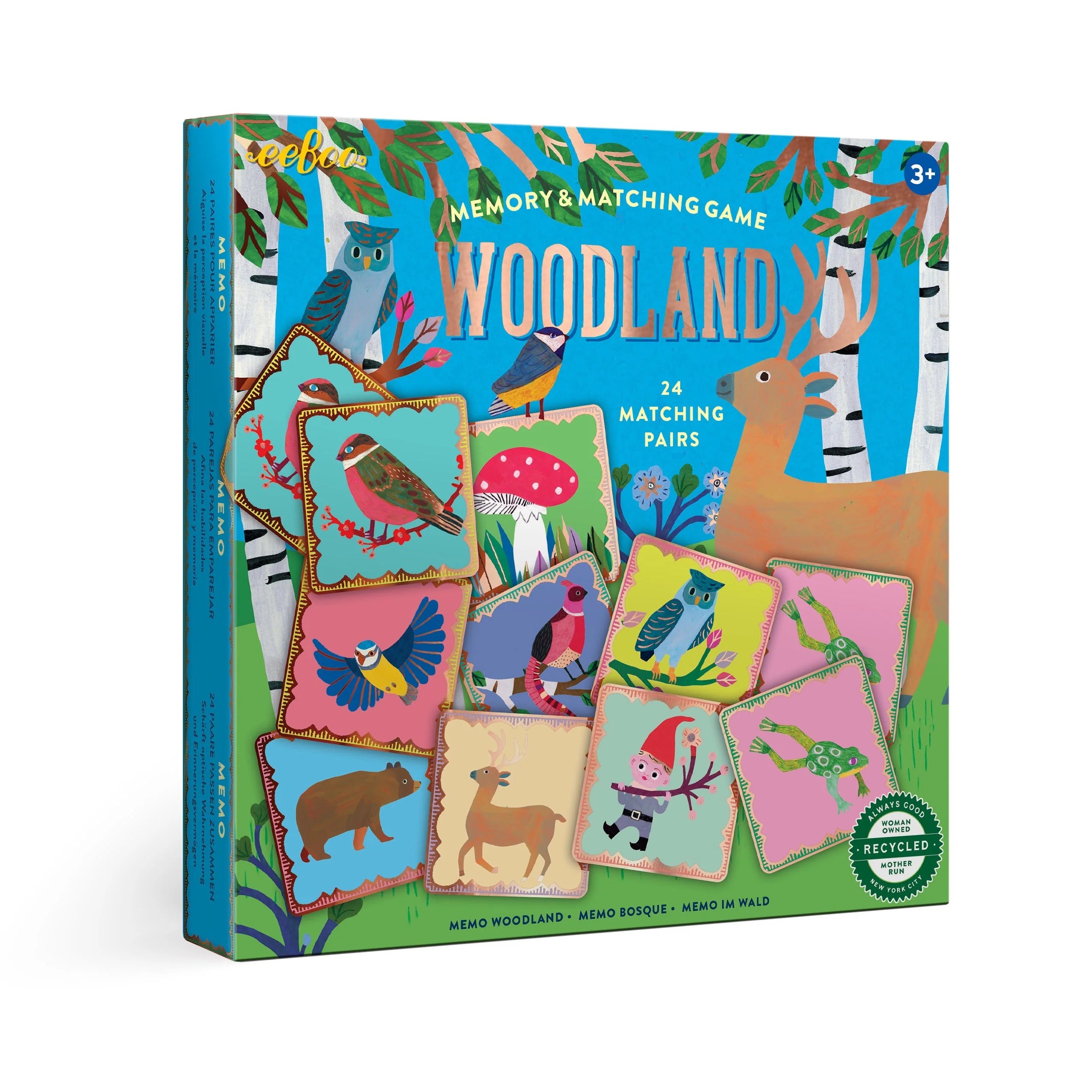 Woodland Animals Memory & Matching Game