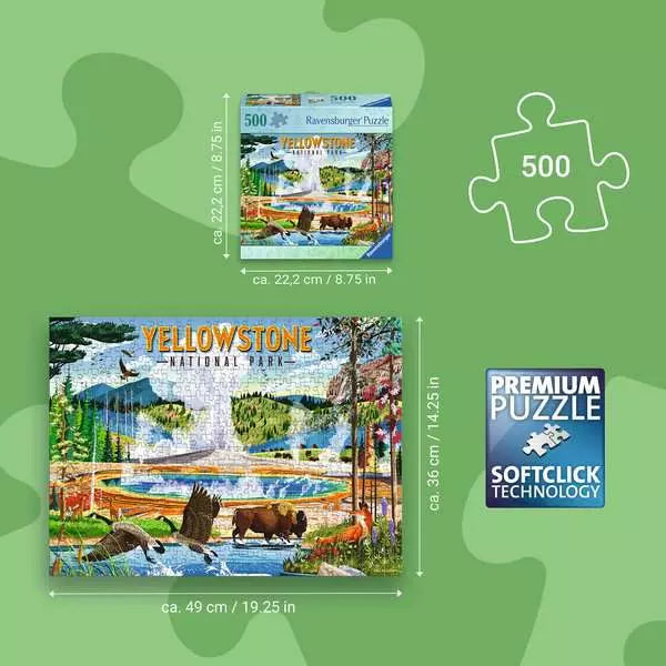 Yellowstone National Park 500 pc Puzzle