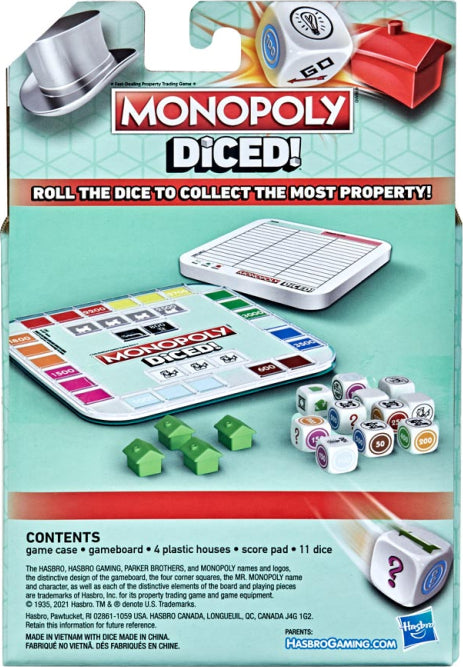 Monopoly Dice Game