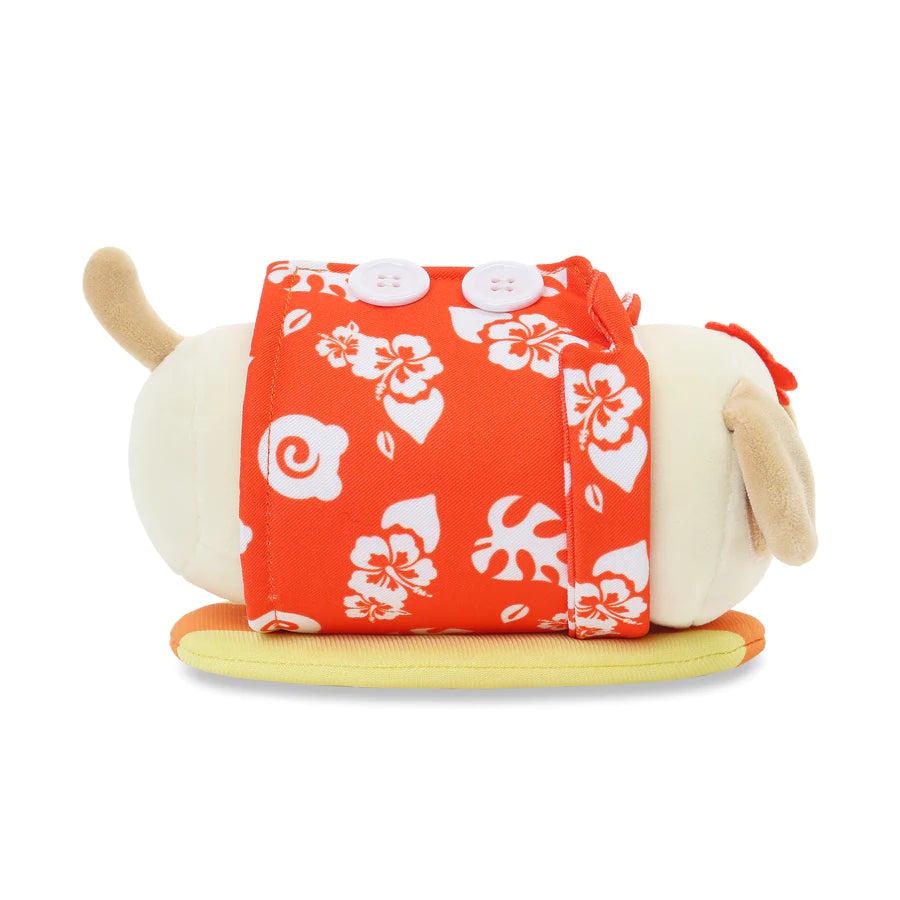 Aloha Red Hawaiian Shirt Puppiroll Small Anirollz Plush Blanket