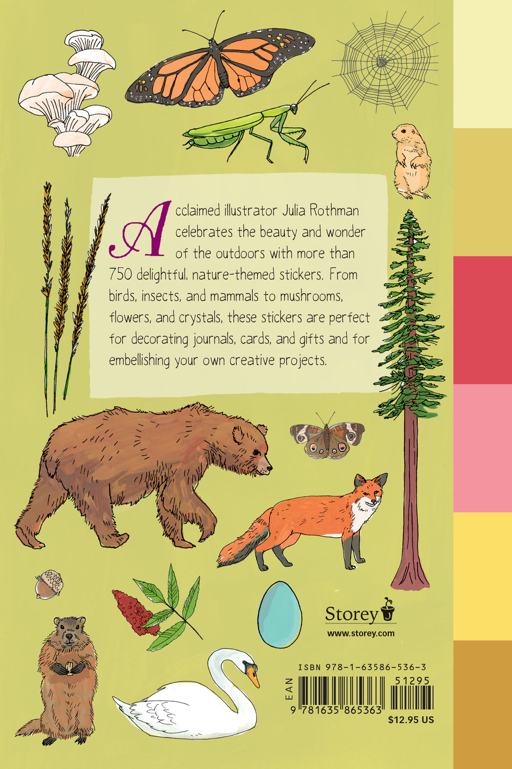 Nature Anatomy Sticker Book: A Julia Rothman Creation; More than 750 Stickers