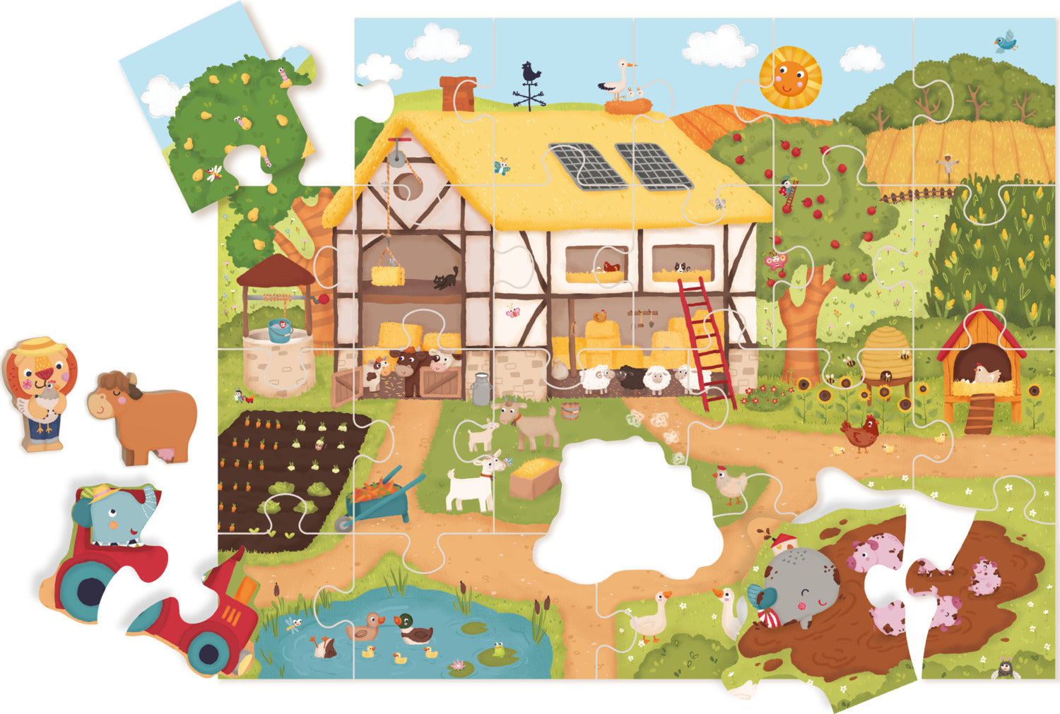 Happy Barn Farm Activity Story Puzzle
