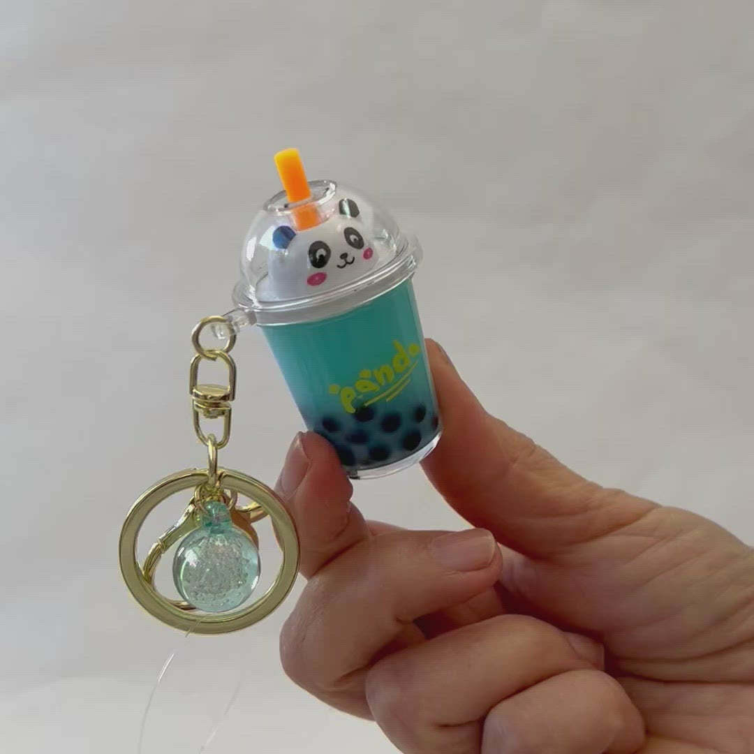 Panda Boba Tea Floaty Key Charm (assorted)