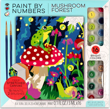 Mushroom Forest Paint By Numbers