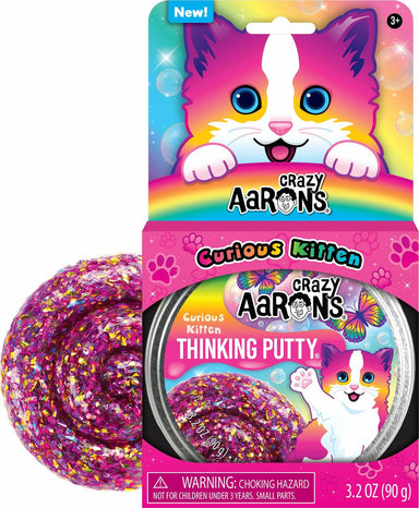 Curious Kittens 4" Thinking Putty Tin