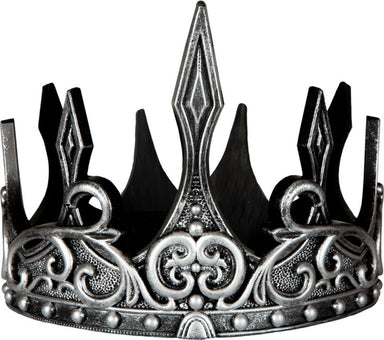 Medieval Crown, Silver/Black