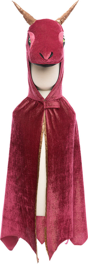 Red and Copper Starry Night Dragon Cape (size 7-8)