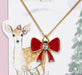 Holiday Bow Necklace