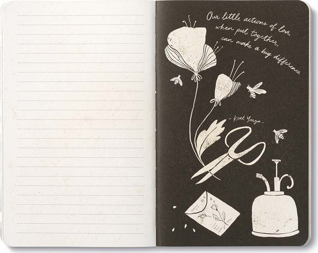 Write Now Journal - The heart that gives gathers