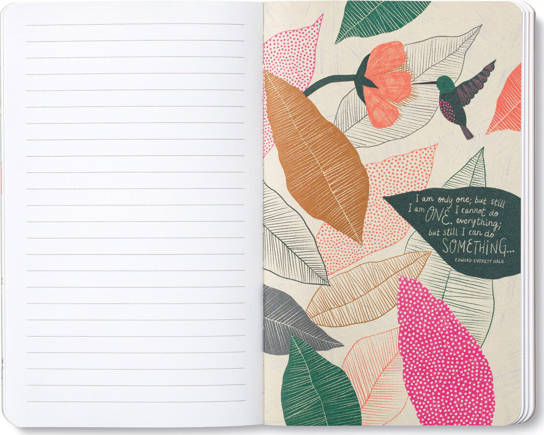 Write Now Journal - We can begin by doing small things